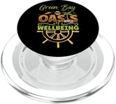 Oasis of Wellbeing - Green Bay PopSockets PopGrip for MagSafe