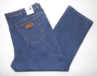 WRANGLER - Men's NEW Texas Stretch Original Straight Fit Jeans 46"W X 30"L Blue