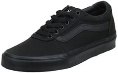 Vans Ward, Basket Femme, (Canvas) Black/Black, 38.5 EU