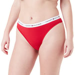 Tommy Hilfiger String Femme Tanga, Rouge (Primary Red), 3XL