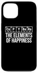 iPhone 13 Capybara The Elements Of Happiness Periodic Table Funny Case