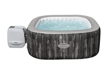 Lay-Z-Spa Majorca Hot Tub, 8 HydroJet Pro Massage System Inflatable Spa with Freeze Shield Technology and Sociable Square Shape, 4-6 Person