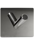 Home>it Self-Adhesive Single Hook 4 x 4 cm Chrome