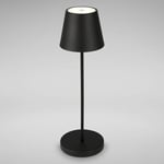 B.K.Licht - Lampe de table à intensité variable sans fil - Lampe de chevet LED tactile pour décoration de balcon, extérieur, chambre à coucher, salon, camping, jardin, USB-C, pour intérieur et