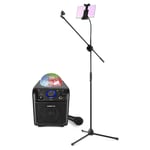 SBS50B Karaoke Set For Kids with Microphone Tablet Stand, Bluetooth Audio