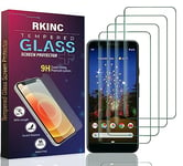 RKINC Screen Protector [4-Pack] for Sony Xperia 5 II, Tempered Glass Film Screen Protector, 0.33mm [LifetimeWarranty][Anti-Scratch][Anti-Shatter][Bubble-Free]