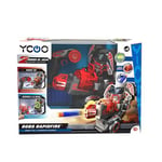 Bizak YCOO Robo Rapidfire 62008528 Robot avec lumières LED sur Le Visage et Effets sonores, 2 Formes de Jeu, dirigé et Autonome, Tire des fléchettes Depuis la télécommande, Fonctionne avec Piles