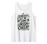 Funny Saint Patricks Day Irish Pride Shamrock Lucky Green Tank Top