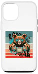 iPhone 12/12 Pro Bear boombox retro vintage sunglasses cool music paws detail Case