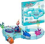 LANSAY ZHU ZHU Aquarium - Lot : 1 Margot Le Petit Orque + 1 Circuit Coquillage - Mini Univers - Animal Interactif - Dès 4 Ans