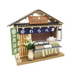 Billy Handmade Miniature Dollhouse Kit Japanese Style Japanese Sweets Shop 8 FS