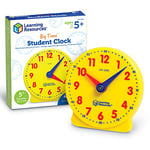 Learning Resources Horloge d'apprentissage pour les élèves Big Time, time timer, horloge enfant, ressources maternelle, horloge pour apprendre l'heure, horloge montessori