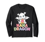 Womens Nana Dragon Lover Mother's Day Long Sleeve T-Shirt