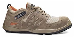 BASE, Spin, chaussure de sécurité, Record, beige et orange, S1P SRC, taille 46