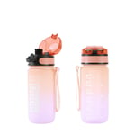 I-Drink - Tritan Bottle - 500 ml. orange and lilac - (ID2123)