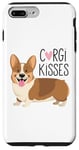 Coque pour iPhone 7 Plus/8 Plus Corgi Kisses Puppy Dog Lover Dog Lover Puppy Dog Mom Fur Mama