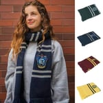 Harry Potter Halsduk Mjuk Klassisk Vinterstickad Halsduk Ravenclaw