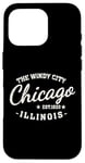 Coque pour iPhone 16 Pro Vintage Retro Love Chicago Illinois Windy City est une ville créée en 1833