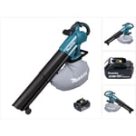 Dub 187 t Souffleur et aspirateur de feuilles sans fil 18 v Brushless + 1x batterie 5,0 Ah - sans chargeur - Makita