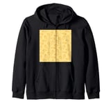 Climbing Vine Leaves In Burned Beige On Ecru Zip Hoodie