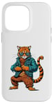 Coque pour iPhone 14 Pro Max Orange Bengale Chat Voyou Chat Gangster Chat Gangster Life