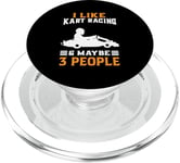 J'aime les courses de karting Go Kart Karting Go Kart Racing PopSockets PopGrip pour MagSafe