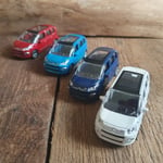 LOT DE 4 VOITURES MINIATURE CITROËN  C3 PICASSO 3 inches - NOREV