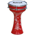 Masterwork Turkish Aluminium Red Embroidery Darbuka 20 cm