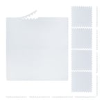 Relaxdays Tapis de sport, 60x60 cm, set de 8, EVA, surface totale 3 m², protection, pour appareils de fitness, blanc