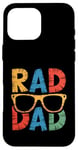 Coque pour iPhone 16 Pro Max Lunettes de soleil Rad Dad Cool Cadeau pour les pères à la mode Daddy Pops