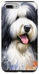 iPhone 7 Plus/8 Plus Old English Sheepdog Dog Watercolor Artwork Case
