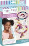 Lansay - MAKE IT REAL - Bracelets Color Reveal - Kit Création 5 Bracelets pour Enfants dès 8 ans - Avec Perles Magiques qui Changent de Couleur Sous la Lumière - Loisirs Créatifs - Activité Manuelle