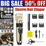 Electric Mens Hair Clippers Beard Body Trimmer Shaver Barber Set Cutting Haircut