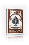 Bicycle Brown Rider Back cards