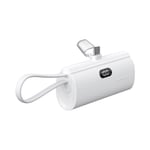 FORCELL F-ENERGY Power Plug F5K3 (5000 mAh) Type-C PD 20W - Valkoinen