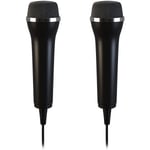 2 Universal USB-mikrofoner för Karaoke och inspelning (Wii, PS3, PS4, XboxOne, PC) - Svart