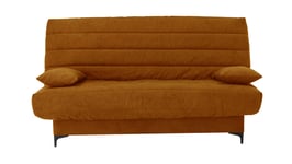 Banquette-lit clic clac DIXIE coloris terracotta