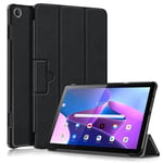 Lenovo Tab M10 (3rd Gen) Tri-Fold Fodral, Svart