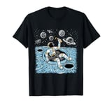 Astronaut Chilling in a Moon Pool T-Shirt