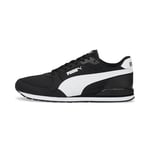 PUMA St Runner V3 Mesh, Basket Mixte, Puma Noir Puma Blanc, 37 EU