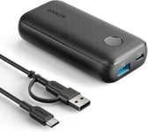 Anker Power Bank, Compact 10000mAh Portable Charger, PowerCore with USB-C...