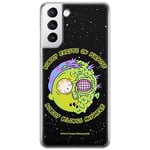 ERT GROUP Coque de téléphone Portable pour Samsung S21 Original et sous Licence Officielle Rick and Morty Motif Rick & Morty 010 adapté à la Forme du téléphone Portable, Coque en TPU