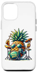 Coque pour iPhone 12/12 Pro Batterie Ananas Tropical Beats Musique