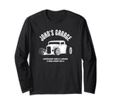 John's Garage Hotrod Classic Car Personalized John Design Long Sleeve T-Shirt