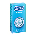 Durex Classic condoms, 12 pieces