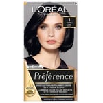 3600523825639 Preference farba do włosów 1 Napoli Czerń L'Oreal Paris