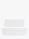 Stackers Plain Storage Boxes, Set of 2