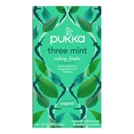 Pukka Teas Organic Three Mint - 20 Teabags x 4 Pack