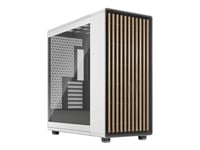 Fractal Design North XL - Tower - utökad ATX - genomskinlig sidopanel (härdat glas) - ingen strömförsörjning (ATX) - kritvit - USB/Audio/Mic