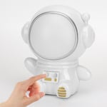 Bedroom Night Light 3 Modes LED Cute Astronaut Shape Bedside Night Lamp White